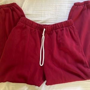 Red Sweatpants